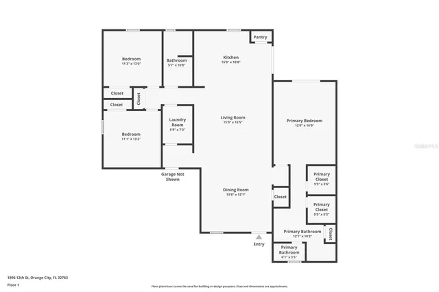$345,000 | 1896 12th Street, Orange City, FL 32763