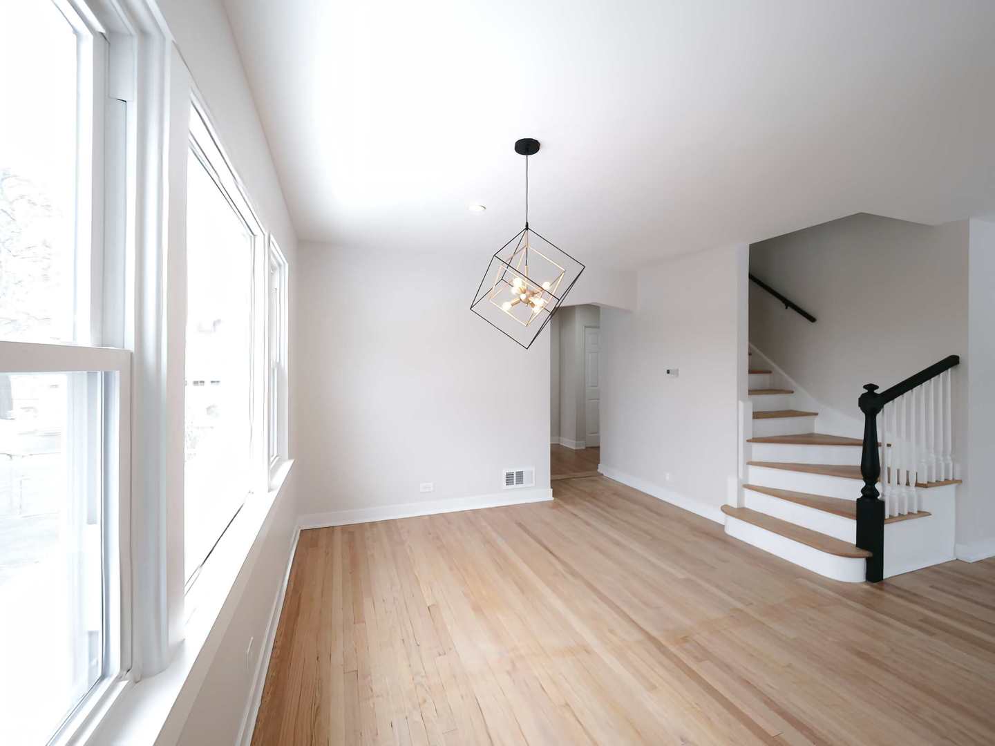 2926 Prairie Avenue Brookfield, IL 60513 - Photo 6 of 49 a view of empty room with wooden floor and fan