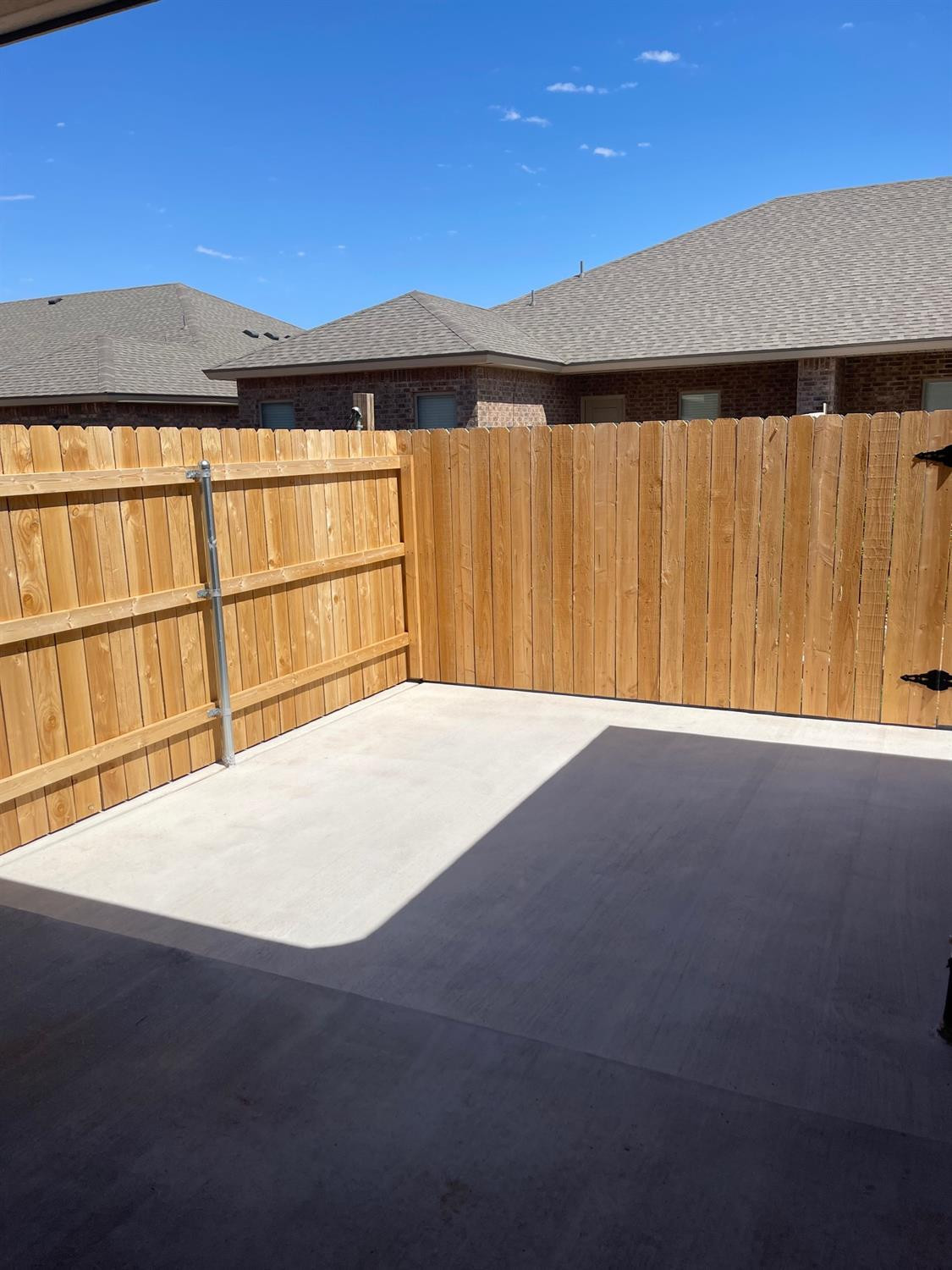 5540 Kemper Street Lubbock, TX 79416 - Photo 12 of 13 a view of backyard with a outdoor space