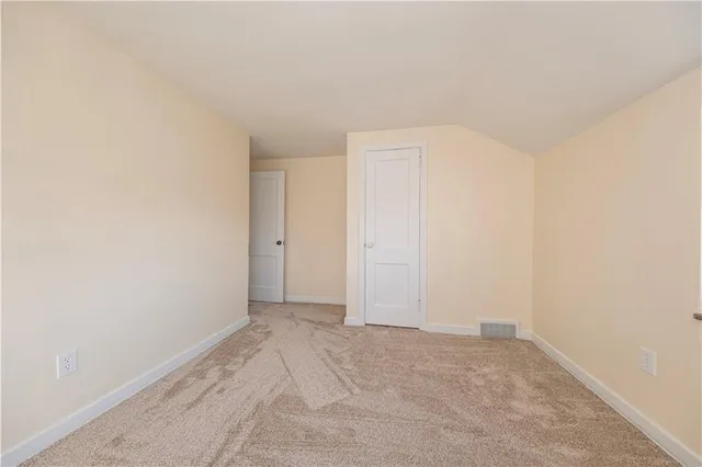 a view of an empty room