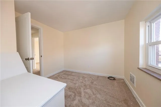 a view of a room with window