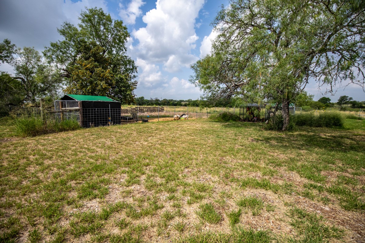 143 Harrison Road Beeville, TX 78102 - Photo 21 of 39 View of yard with an outdoor structure, a rural view, and exterior structure