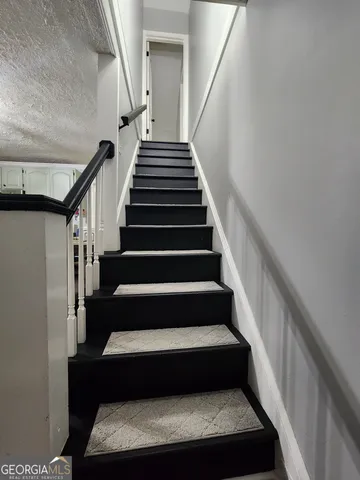 a view of a storage in a room