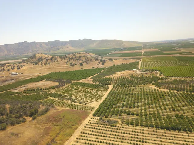 a view of an ocean and mountain