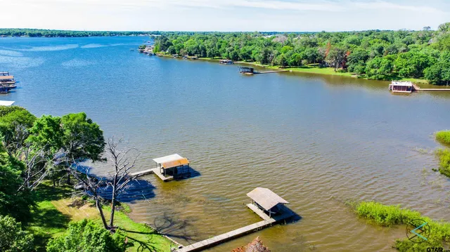 a view of lake from balcony
