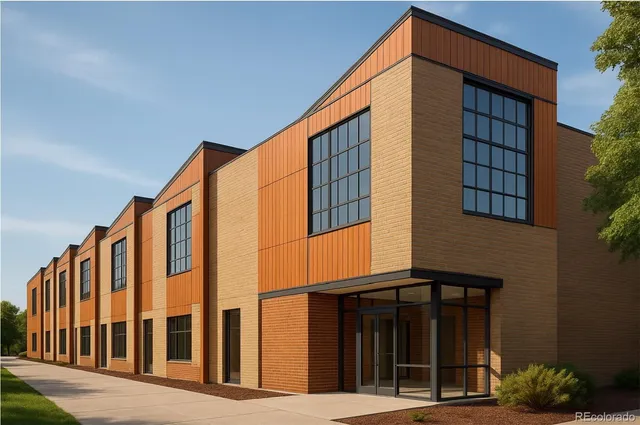 a view of a large building