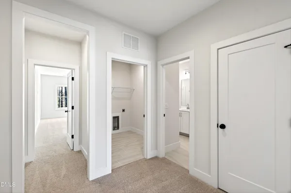 a view of a bathroom with shower