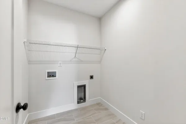 a view of a room with rack on the wall