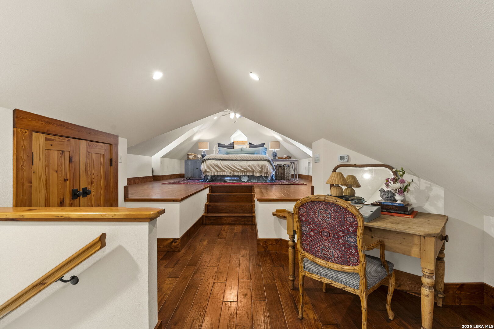 107 High Street Comfort, TX 78013 - Photo 30 of 47 a living room with furniture and a wooden floor