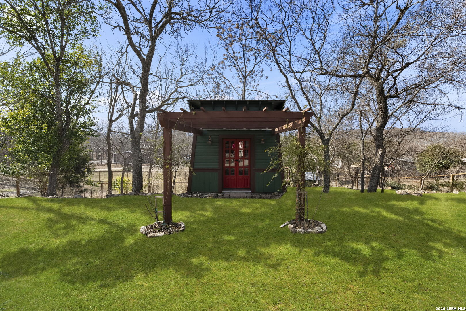 107 High Street Comfort, TX 78013 - Photo 42 of 47 a view of a park with large trees