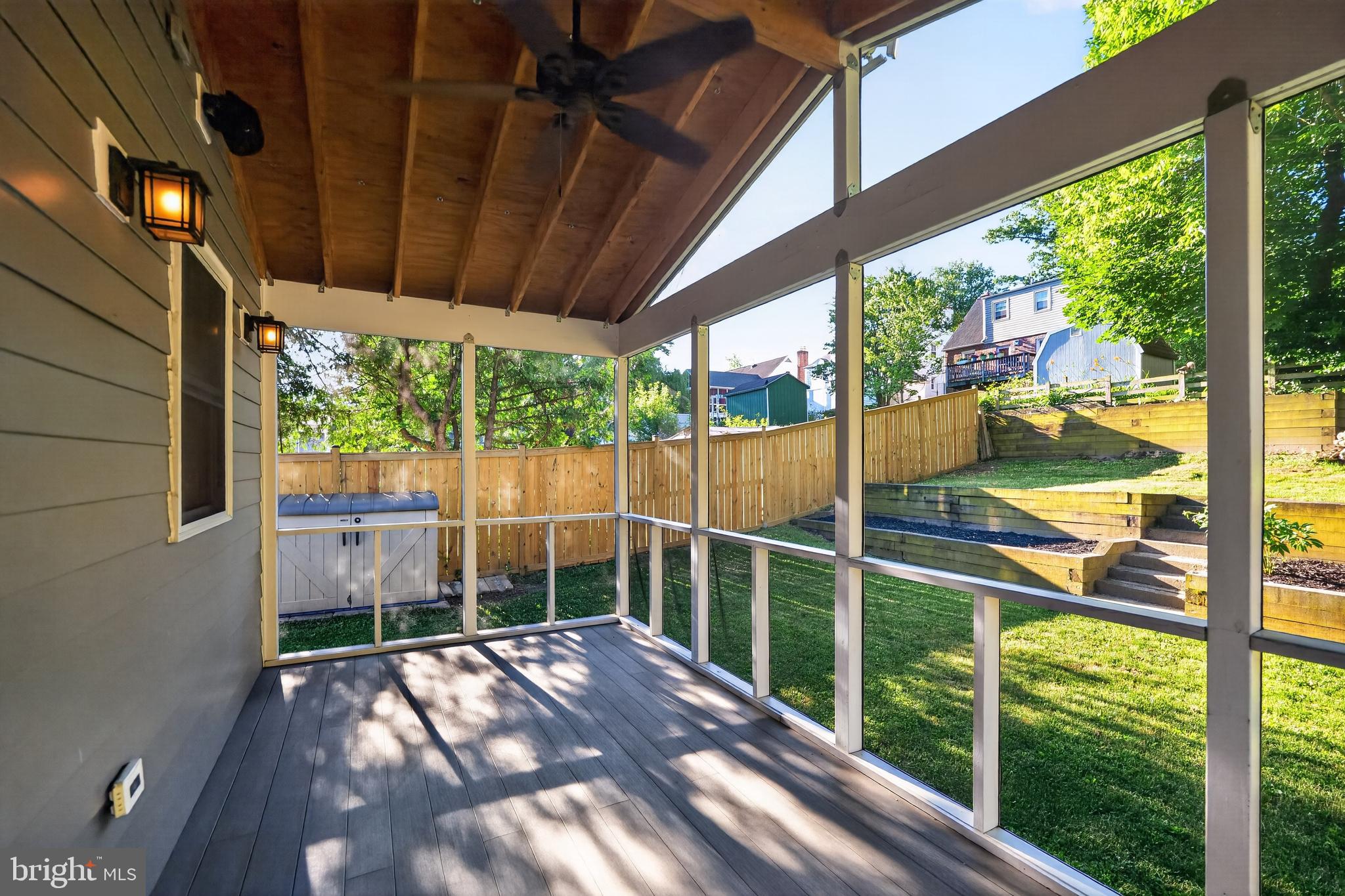 1724 Dublin Drive Silver Spring, MD 20902 - Photo 48 of 55 Rear Porch gives you a sense of the privacy