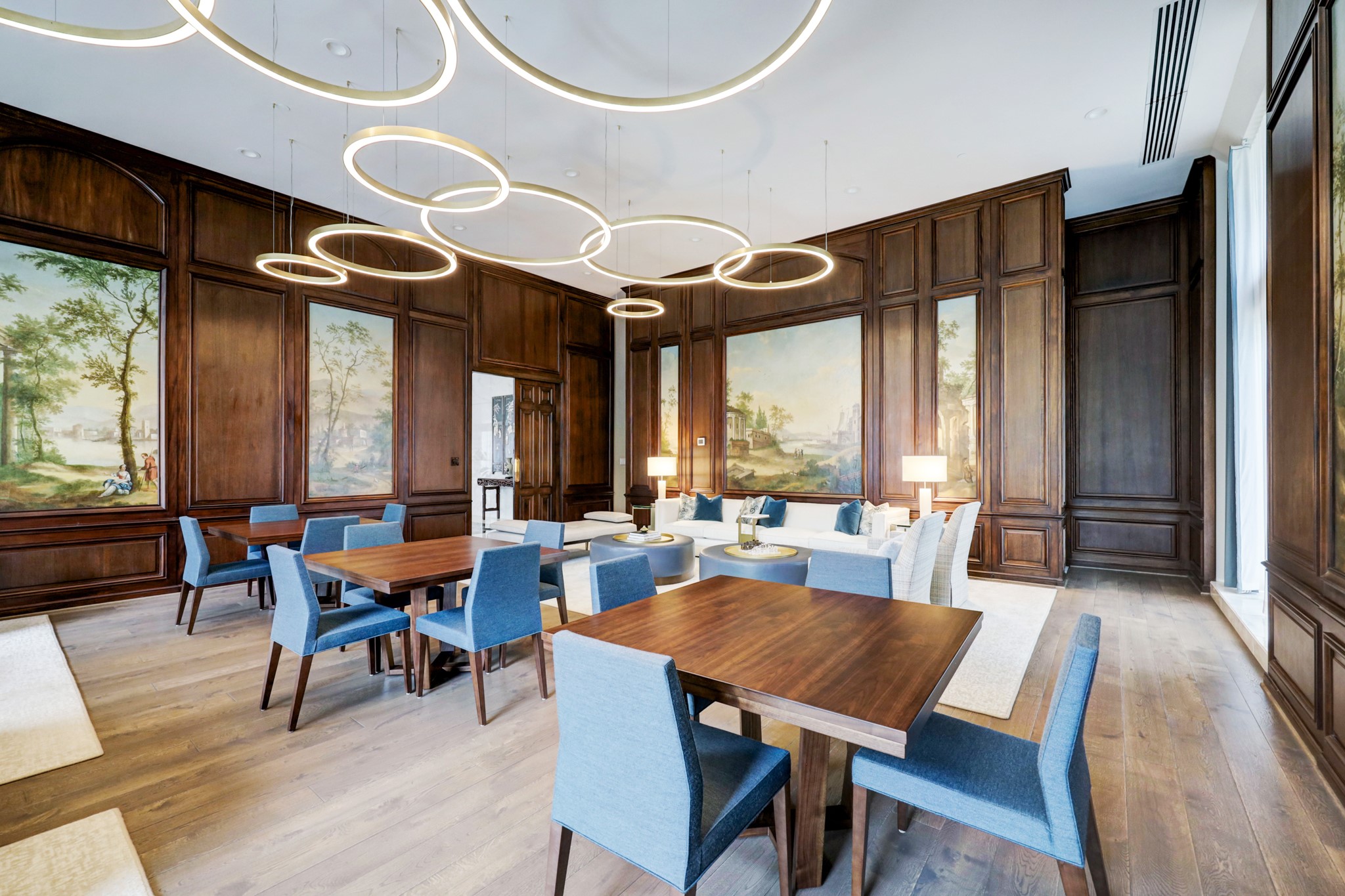 1111 Hermann Drive, Unit 7F Houston, TX 77004 - Photo 29 of 42 a view of a dining room with furniture window and outside view