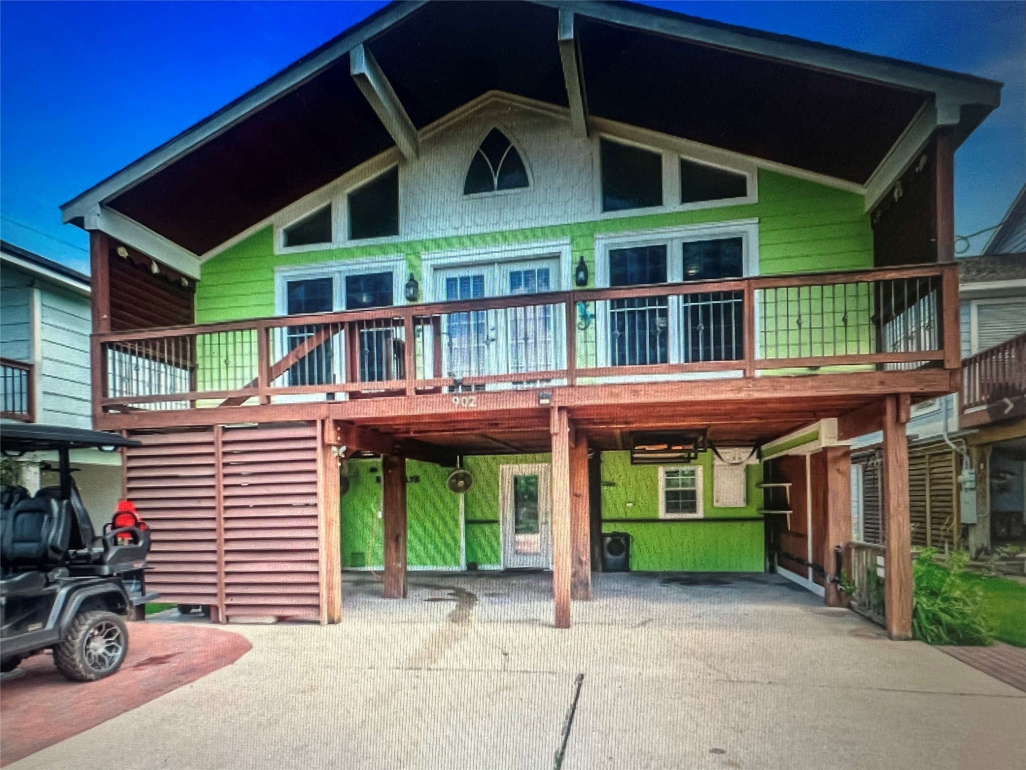 a front view of a house with a porch