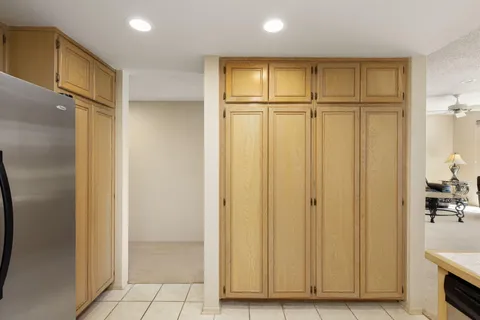 a view of a terrace with sitting area