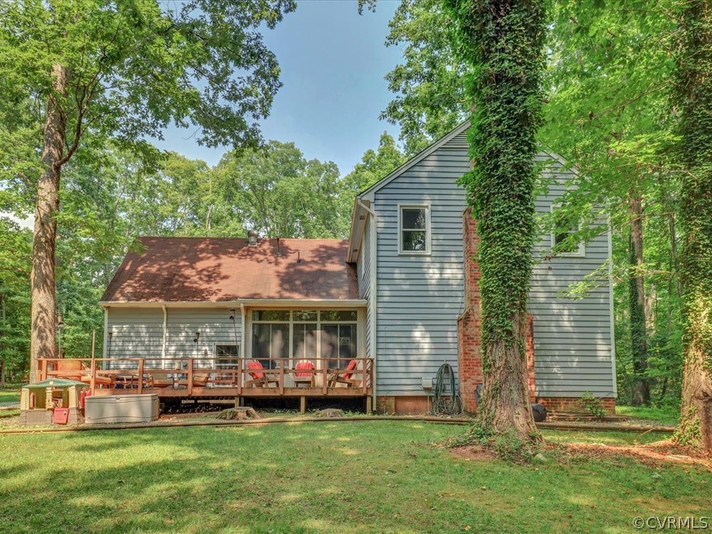 1909 Fairoaks Road Powhatan, VA 23139 - Photo 33 of 34 View of exterior back