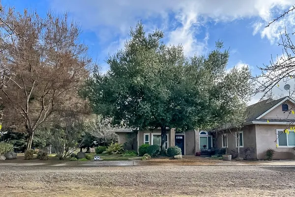 front view of a house with a tree