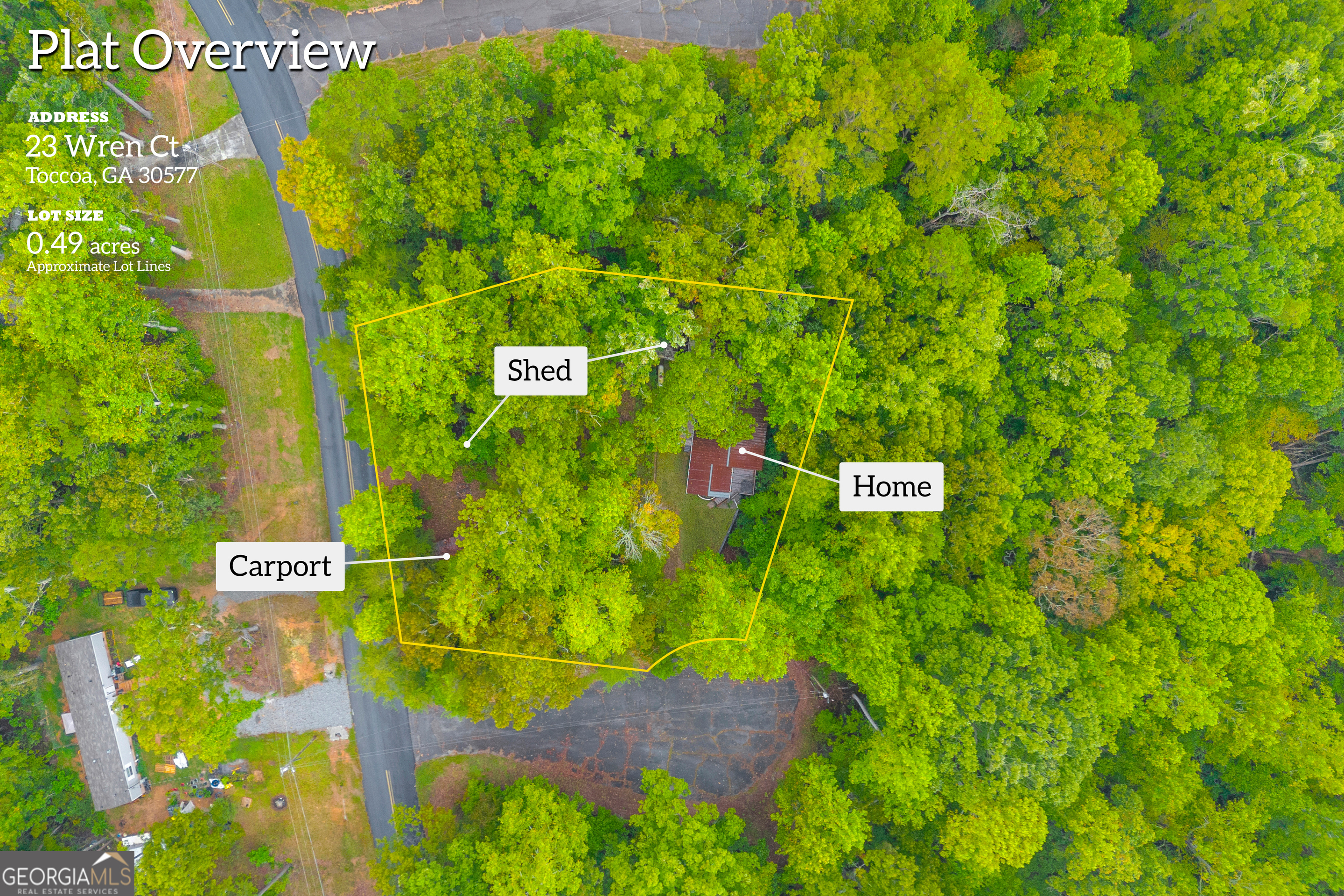 23 Wren Court Toccoa, GA 30577 - Photo 2 of 26 a sign that is sitting in a field