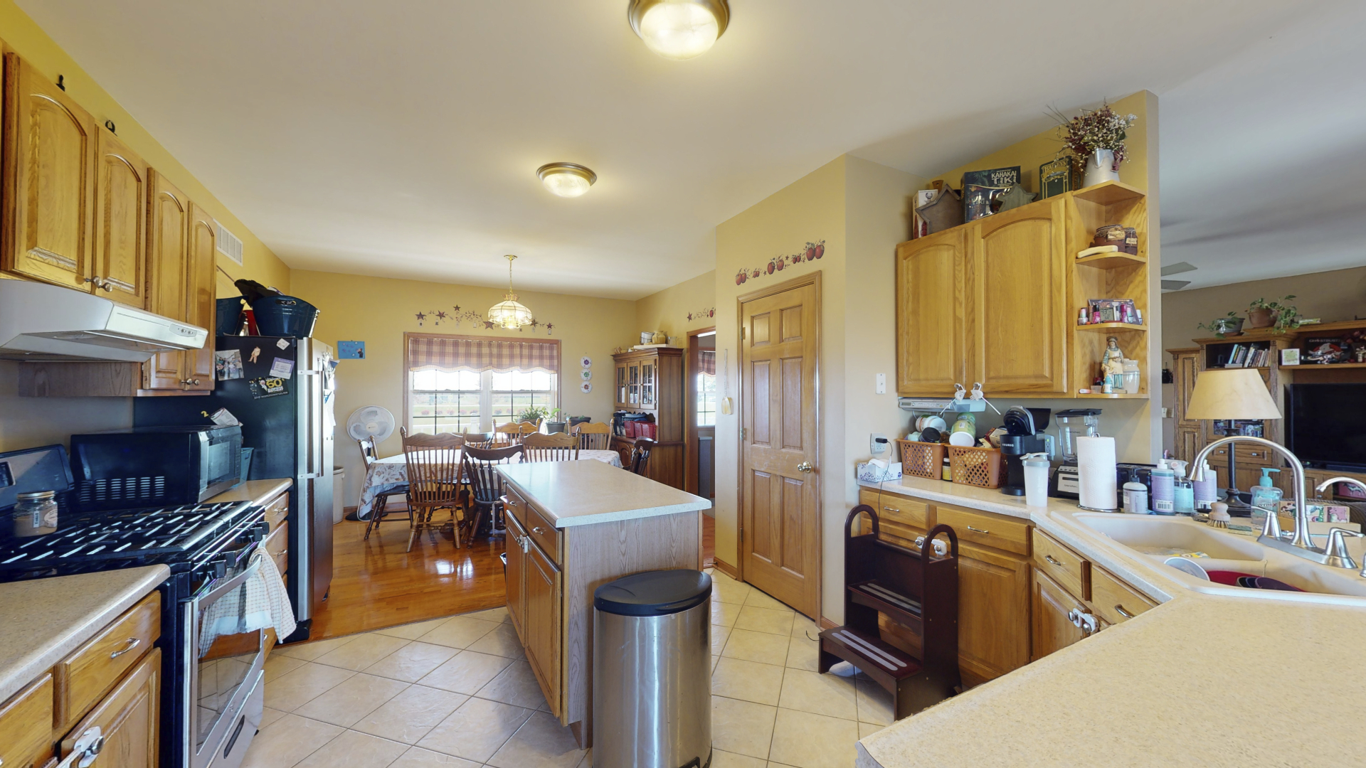 3322 Chicago Road Paw Paw, IL 61353 - Photo 11 of 37 a kitchen with stainless steel appliances lots of counter top space