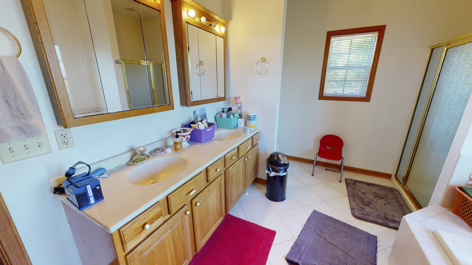 3322 Chicago Road Paw Paw, IL 61353 - Photo 18 of 37 a bathroom with a tub sink and a mirror