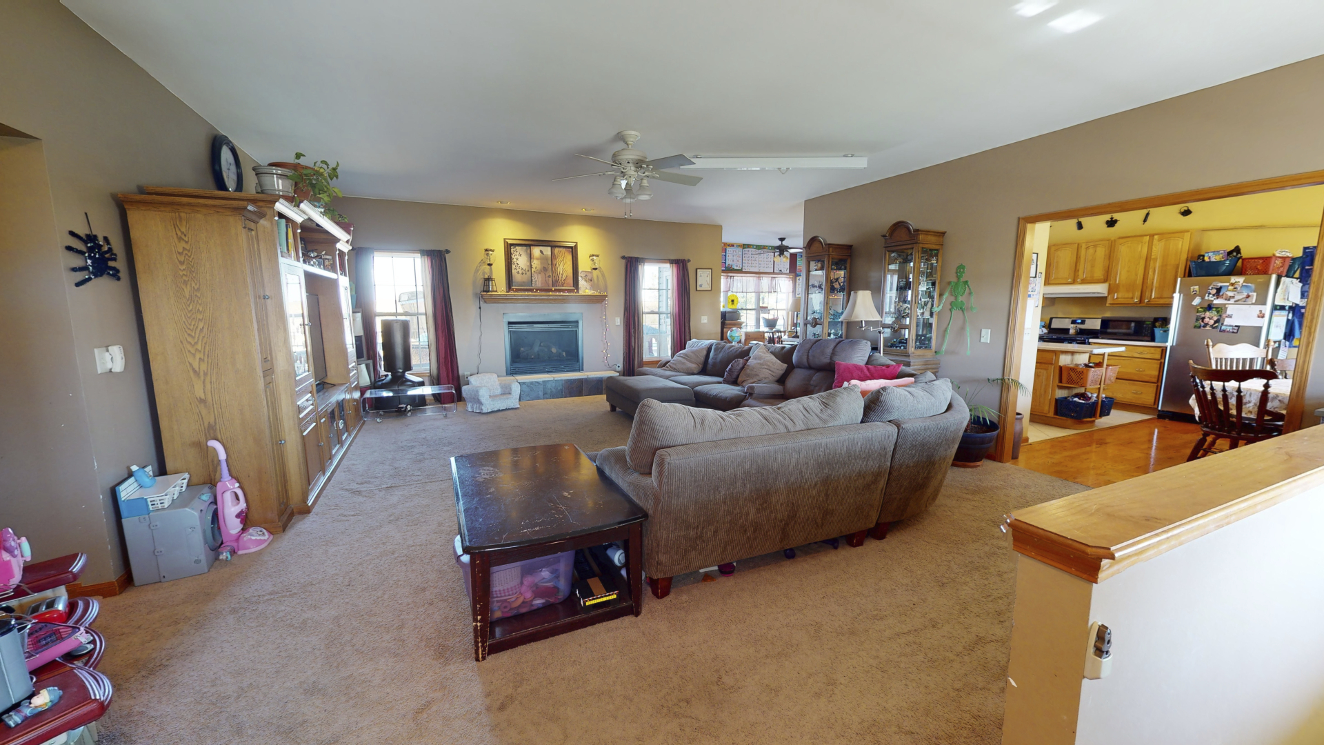 3322 Chicago Road Paw Paw, IL 61353 - Photo 5 of 37 a living room with furniture and a large window