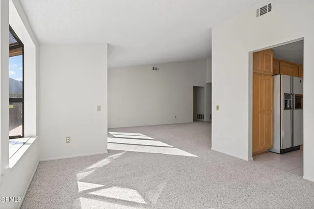 a view of room with front door