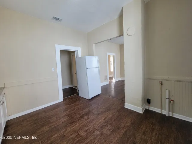 wooden floor in an empty room