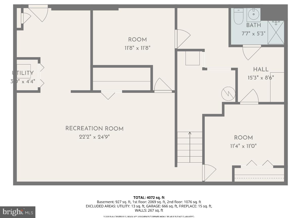 4410 Guinea Road Fairfax, VA 22032 - Photo 56 of 59 Lower Level Floor Plan