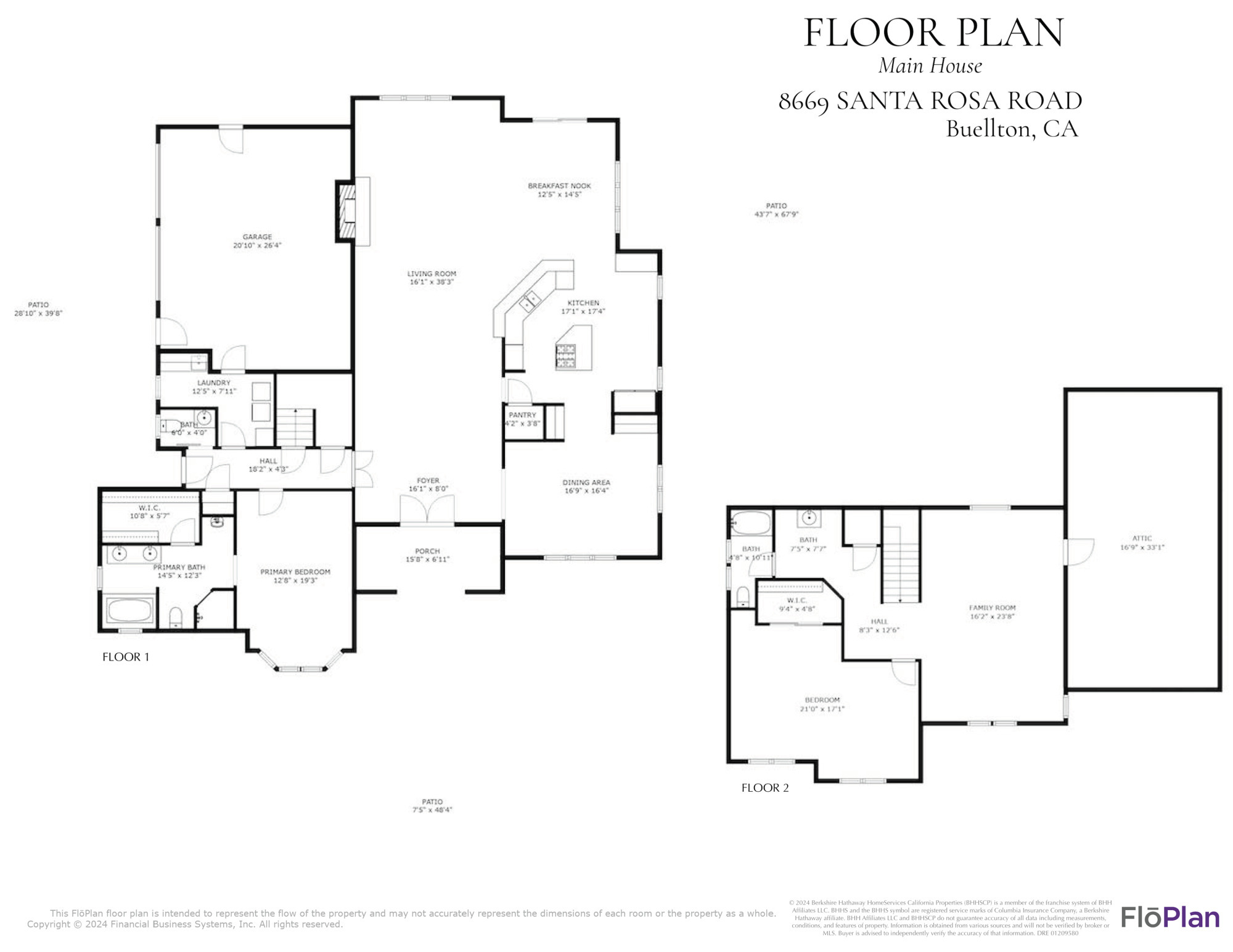 8669 Santa Rosa Road Buellton, CA 93427 - Photo 51 of 53 Floor Plan MH 8669 Santa Rosa Rd