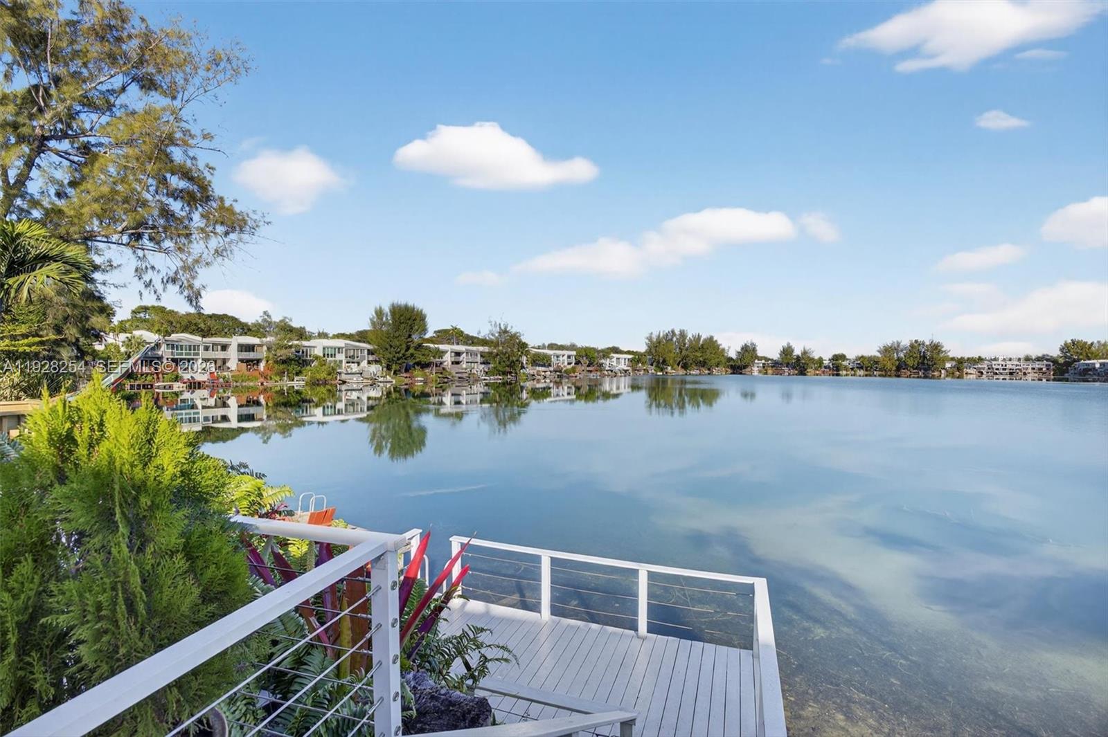 7043 Southwest 53rd Lane Miami, FL 33155 - Photo 13 of 41 a view of a lake from a balcony