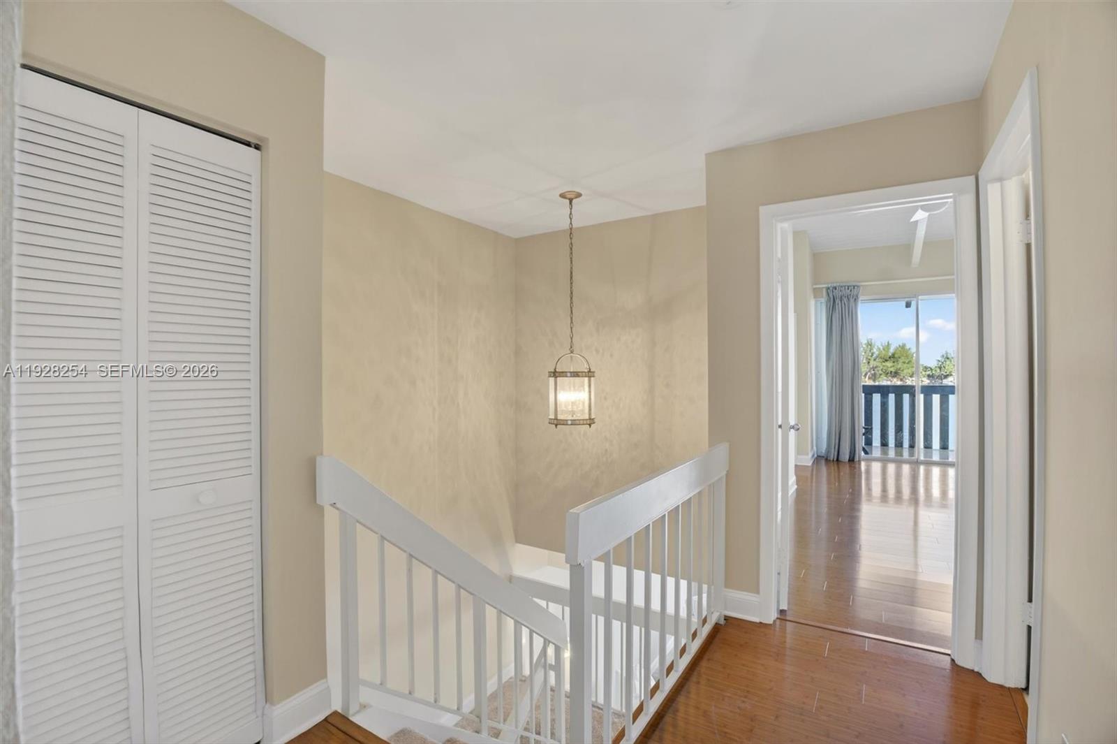 7043 Southwest 53rd Lane Miami, FL 33155 - Photo 29 of 41 a view of a hallway with a door and stairs