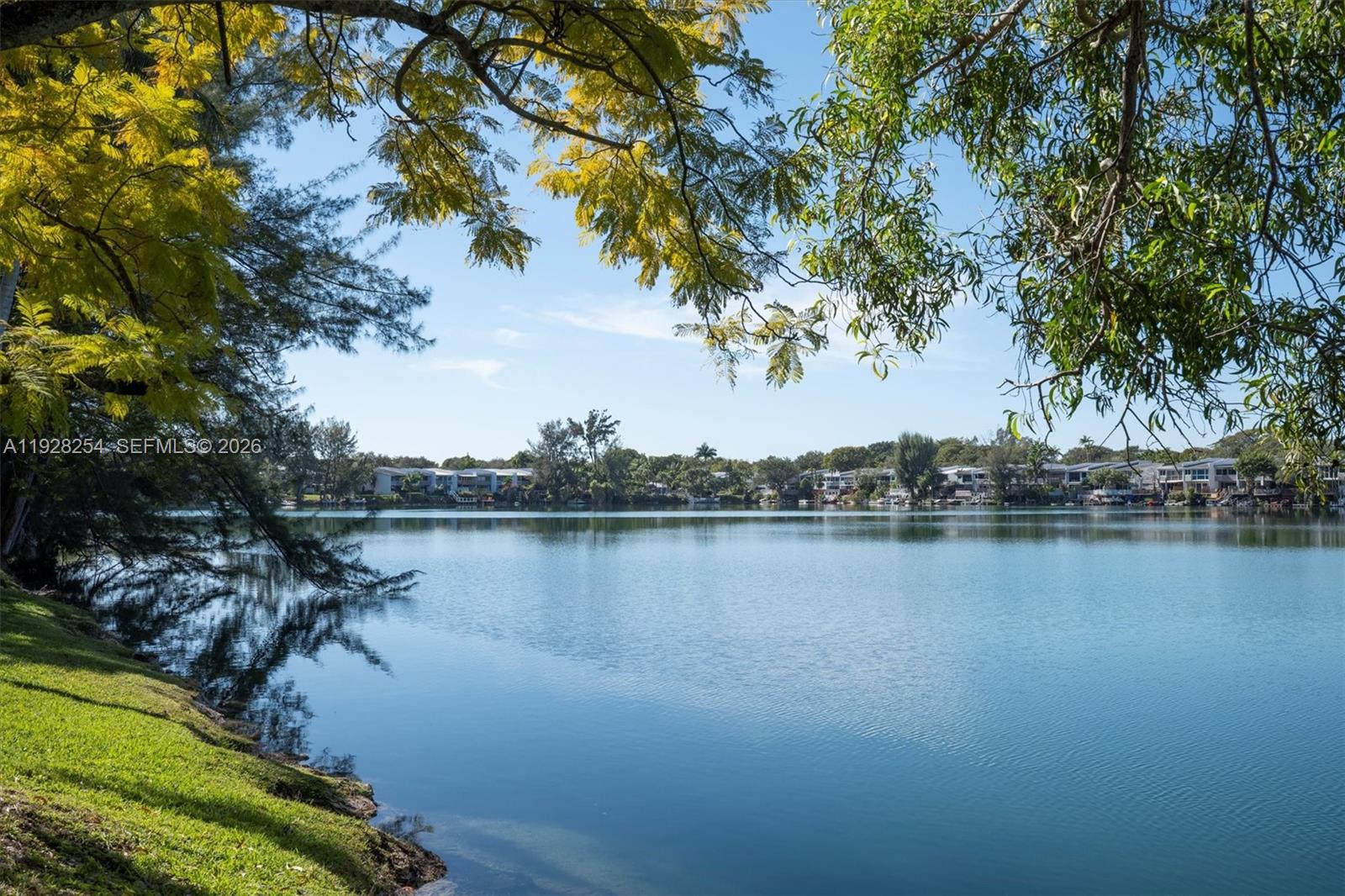 7043 Southwest 53rd Lane Miami, FL 33155 - Photo 36 of 41 a view of a lake with houses
