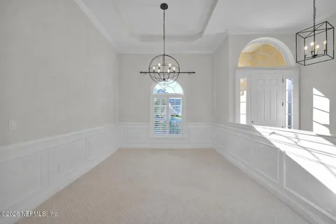 a decorative lighting & window in a room