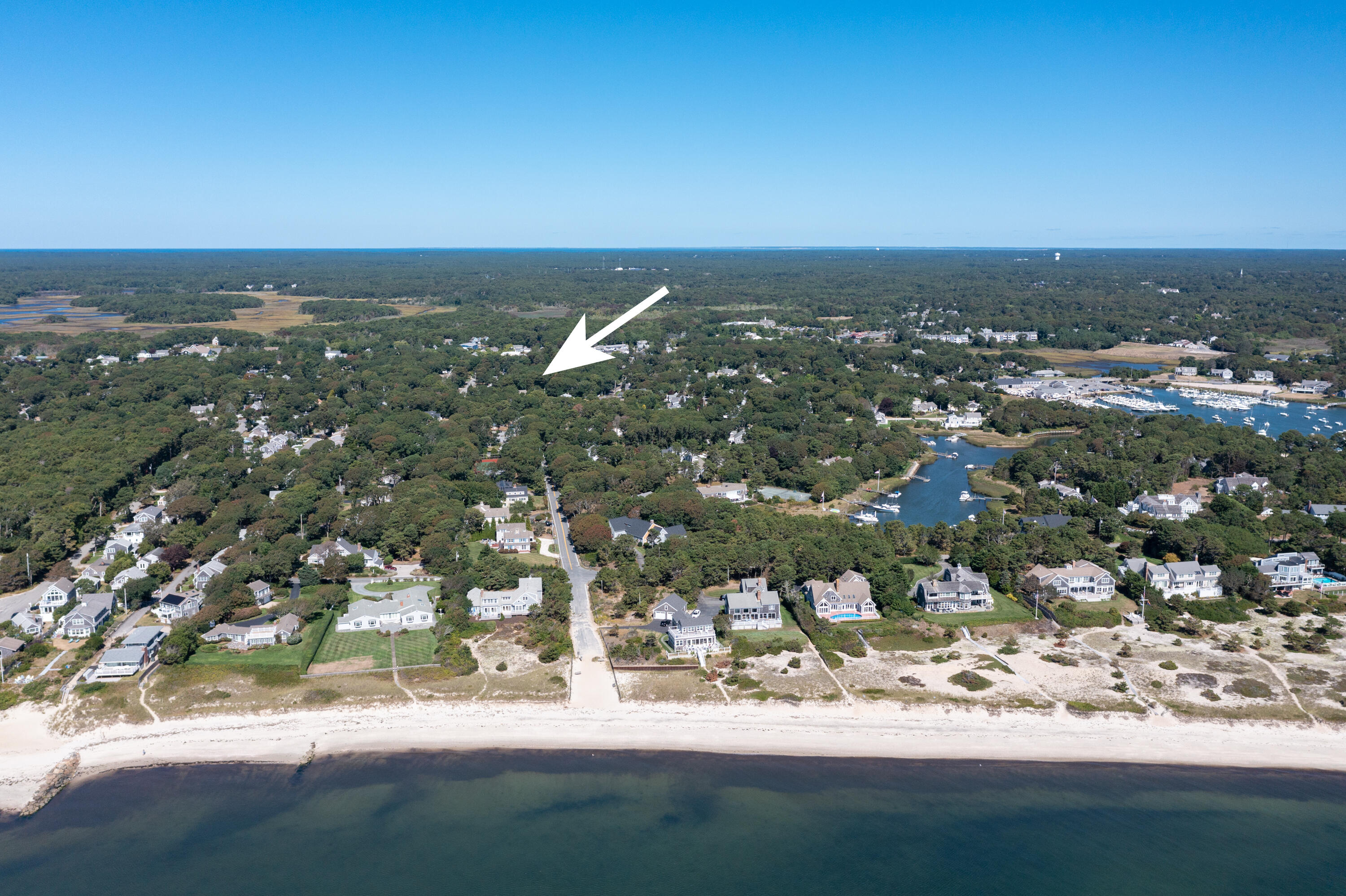 280 Lower County Road Harwich Port, MA 02646 - Photo 3 of 34 an aerial view of multiple house