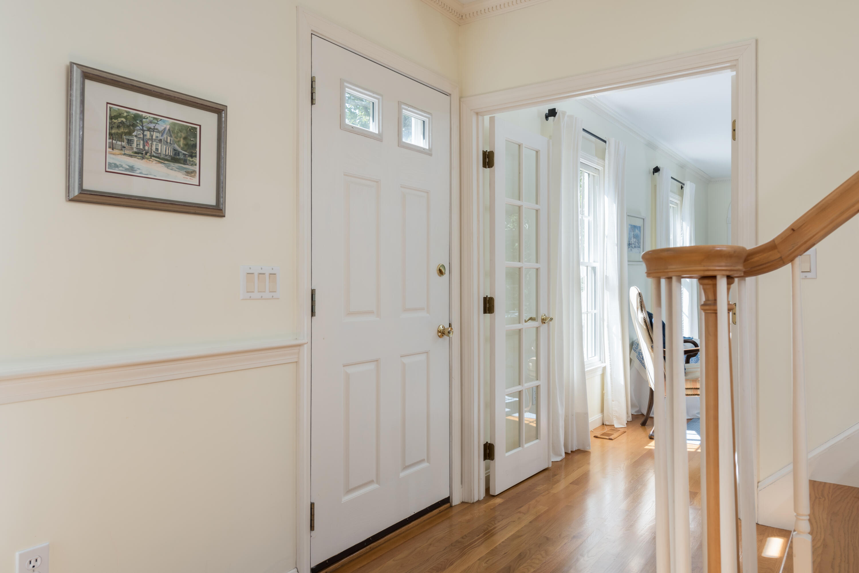 280 Lower County Road Harwich Port, MA 02646 - Photo 7 of 34 a view of a hallway with wooden floor and entryway