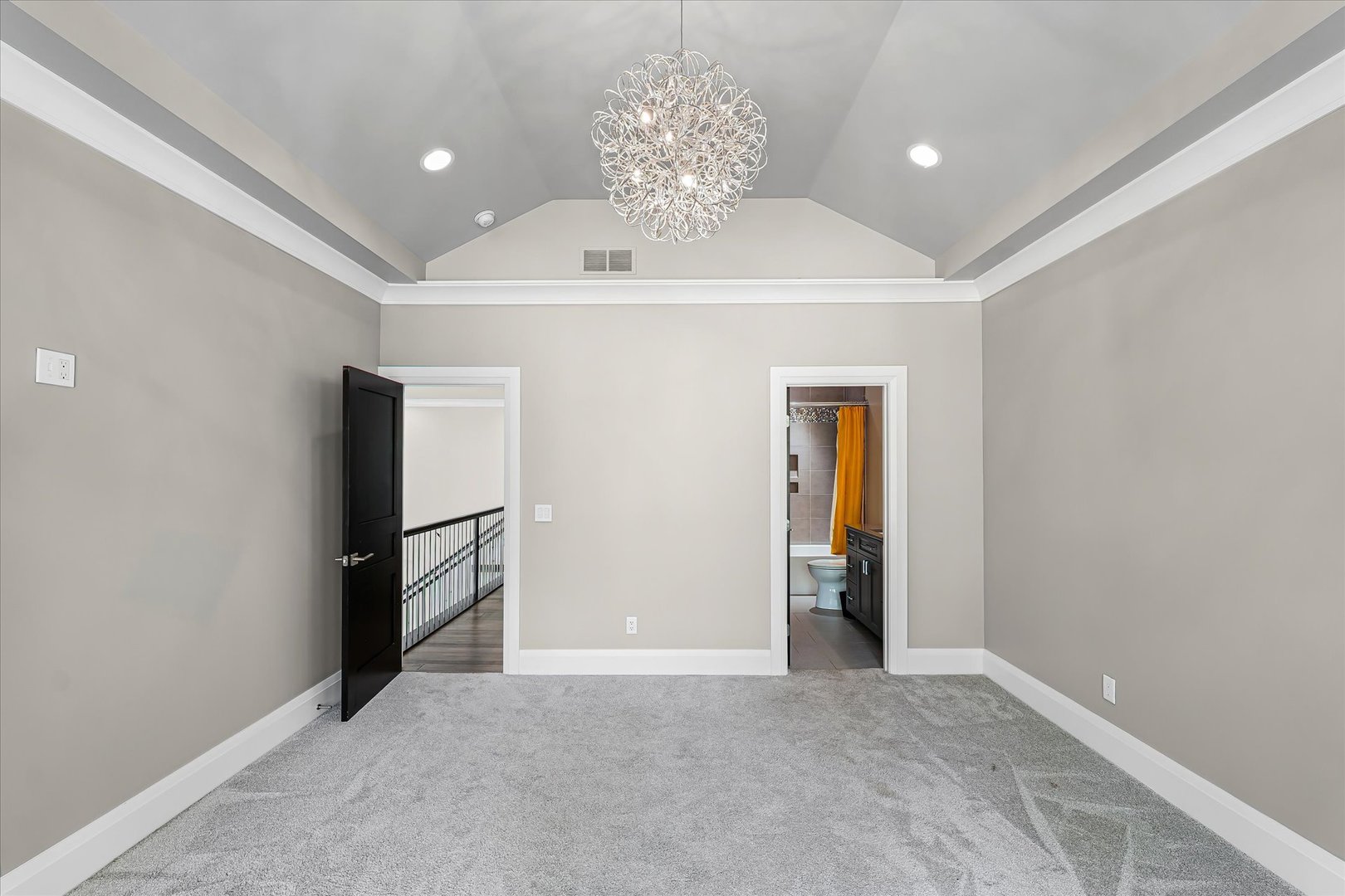 1410 East White Oak Road Mahomet, IL 61853 - Photo 107 of 140 a view of a hallway with an empty room