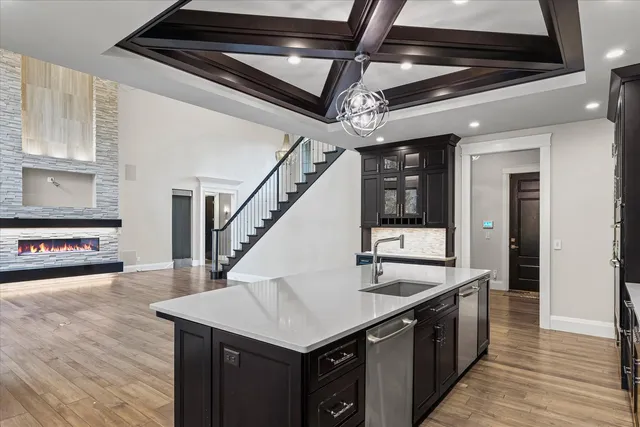 a view of an empty room