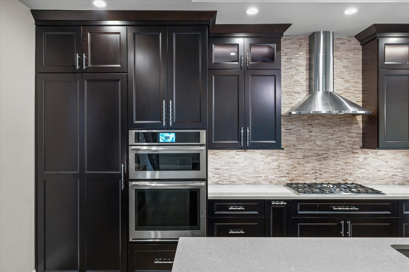 1410 East White Oak Road Mahomet, IL 61853 - Photo 63 of 140 a kitchen with a refrigerator and a sink