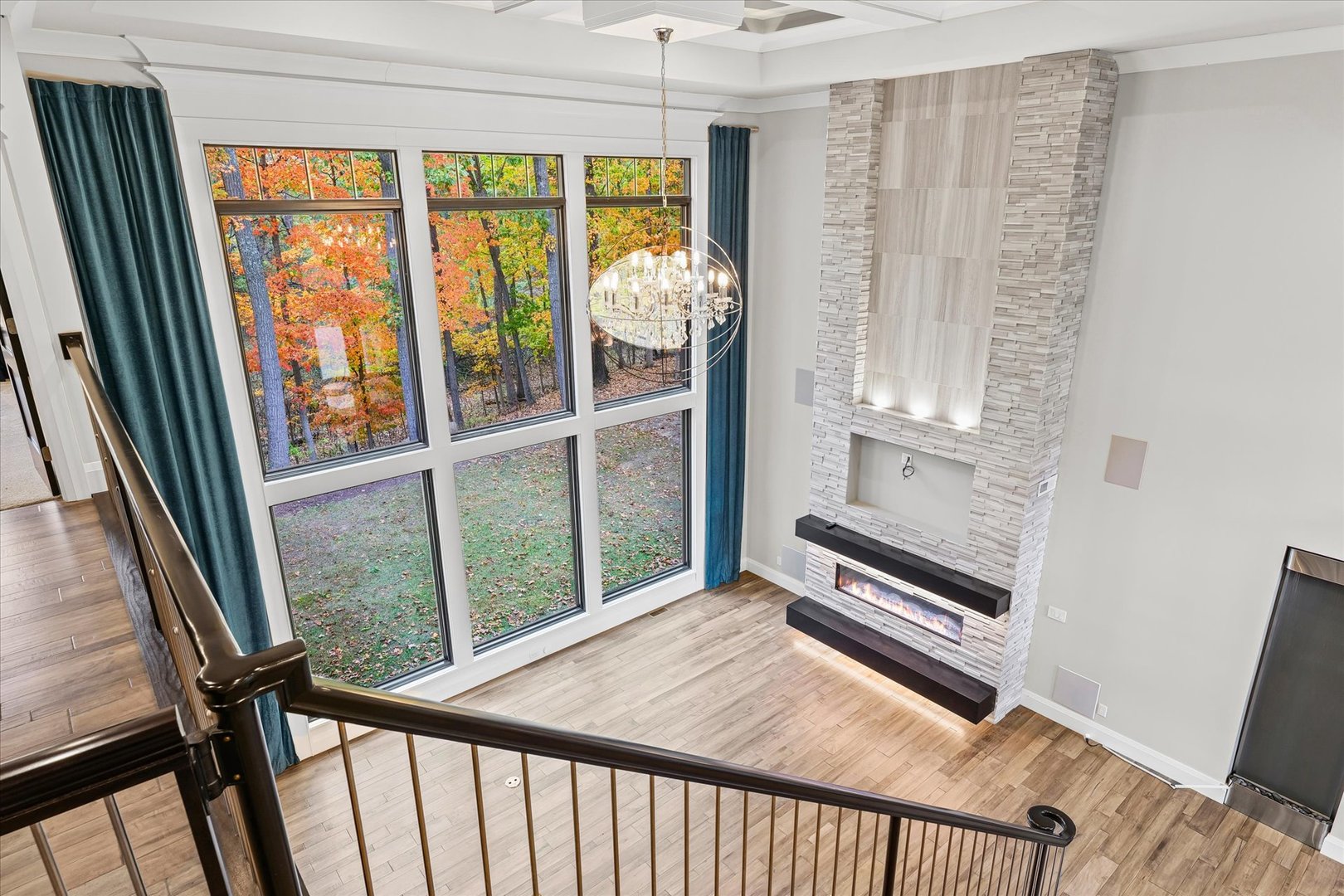 1410 East White Oak Road Mahomet, IL 61853 - Photo 91 of 140 a view of a balcony with wooden floor and outdoor space