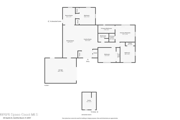 $449,900 | 325 Apollo Drive, Satellite Beach, FL 32937
