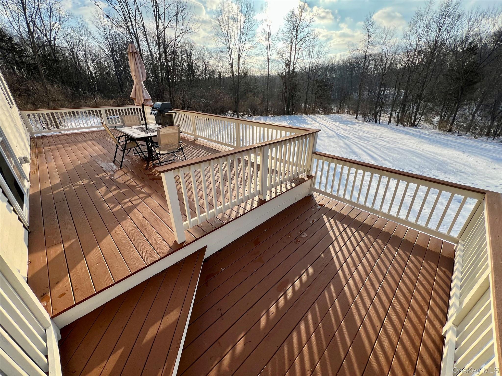 53 Daly Road Middletown, NY 10940 - Photo 25 of 27 a view of balcony with wooden floor and fence