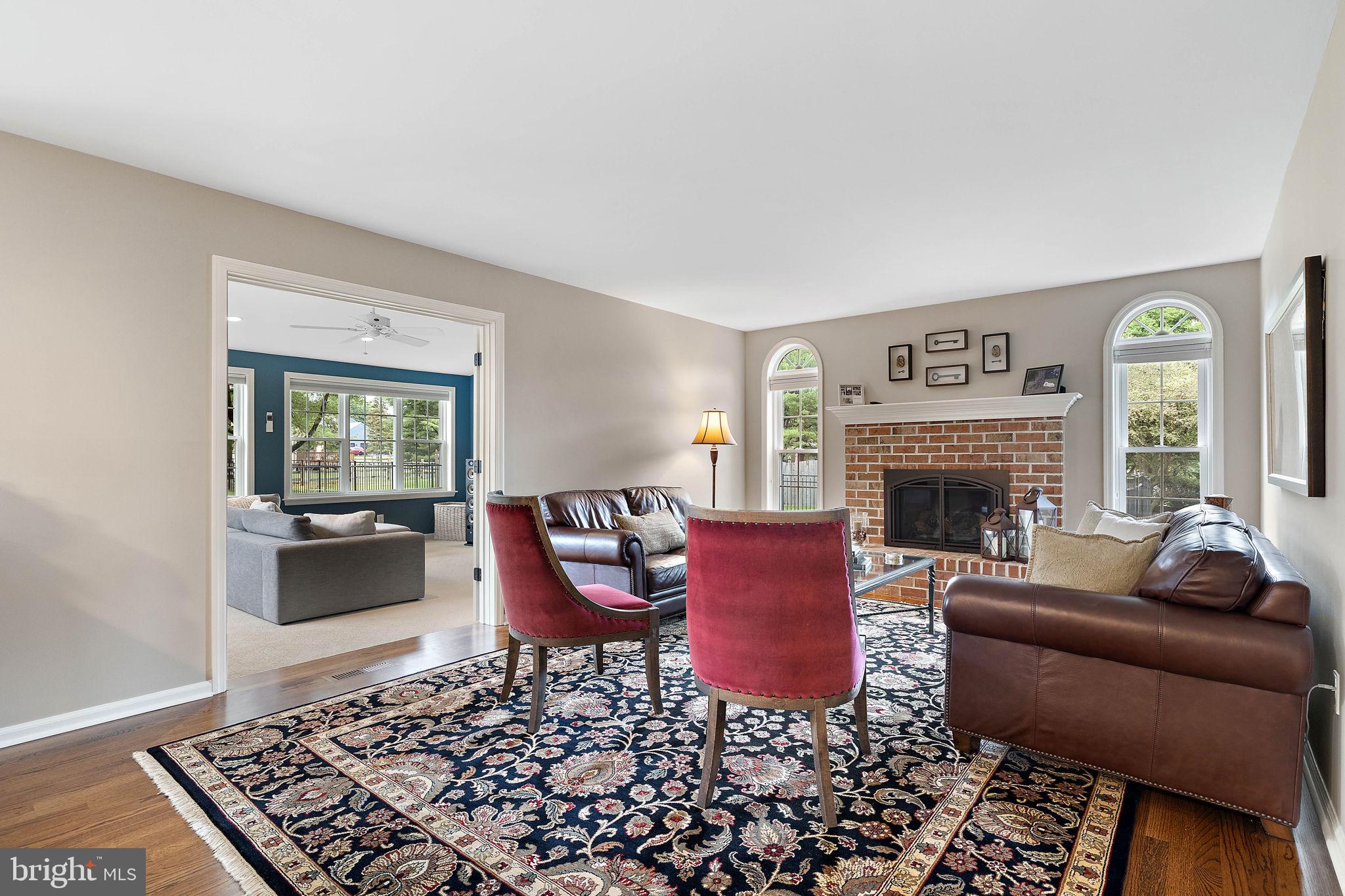 799 Trout Run Drive Malvern, PA 19355 - Photo 13 of 43 Kitchen opens to family room with gas fireplace