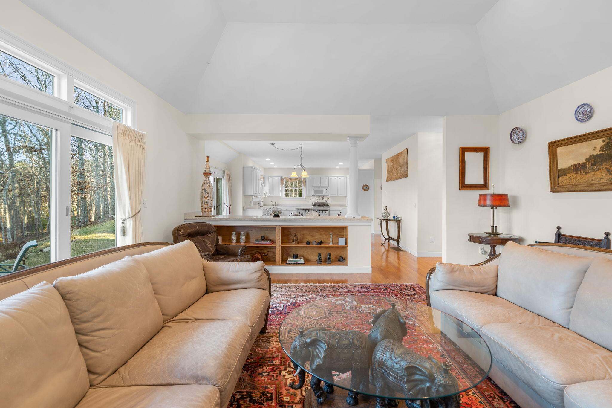 208 Rock Landing Road Mashpee, MA 02649 - Photo 11 of 32 a living room with furniture and a large window