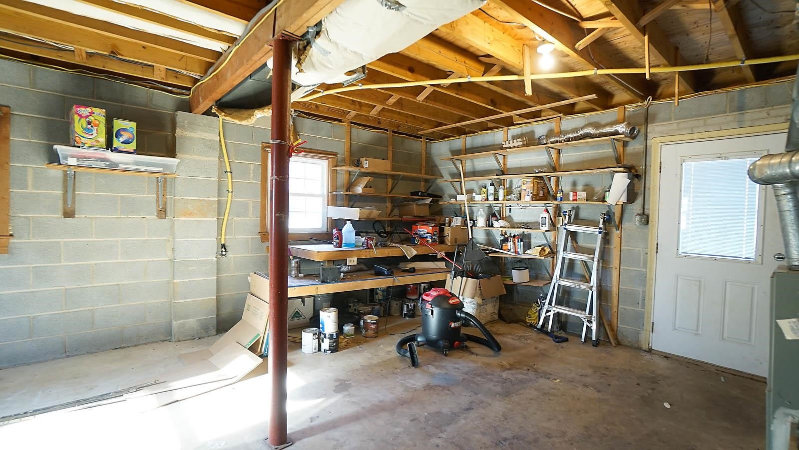 406 Snelling Road Raleigh, NC 27609 - Photo 21 of 25 Unfinished Lower Level