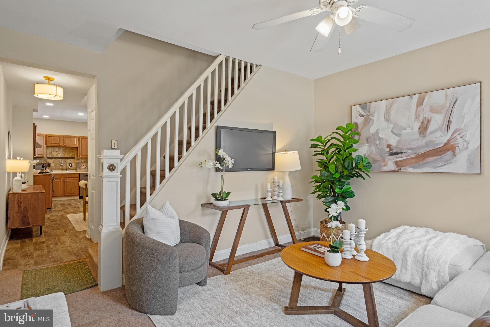 4092 Pechin Street Philadelphia, PA 19128 - Photo 3 of 28 a living room with furniture and a chandelier