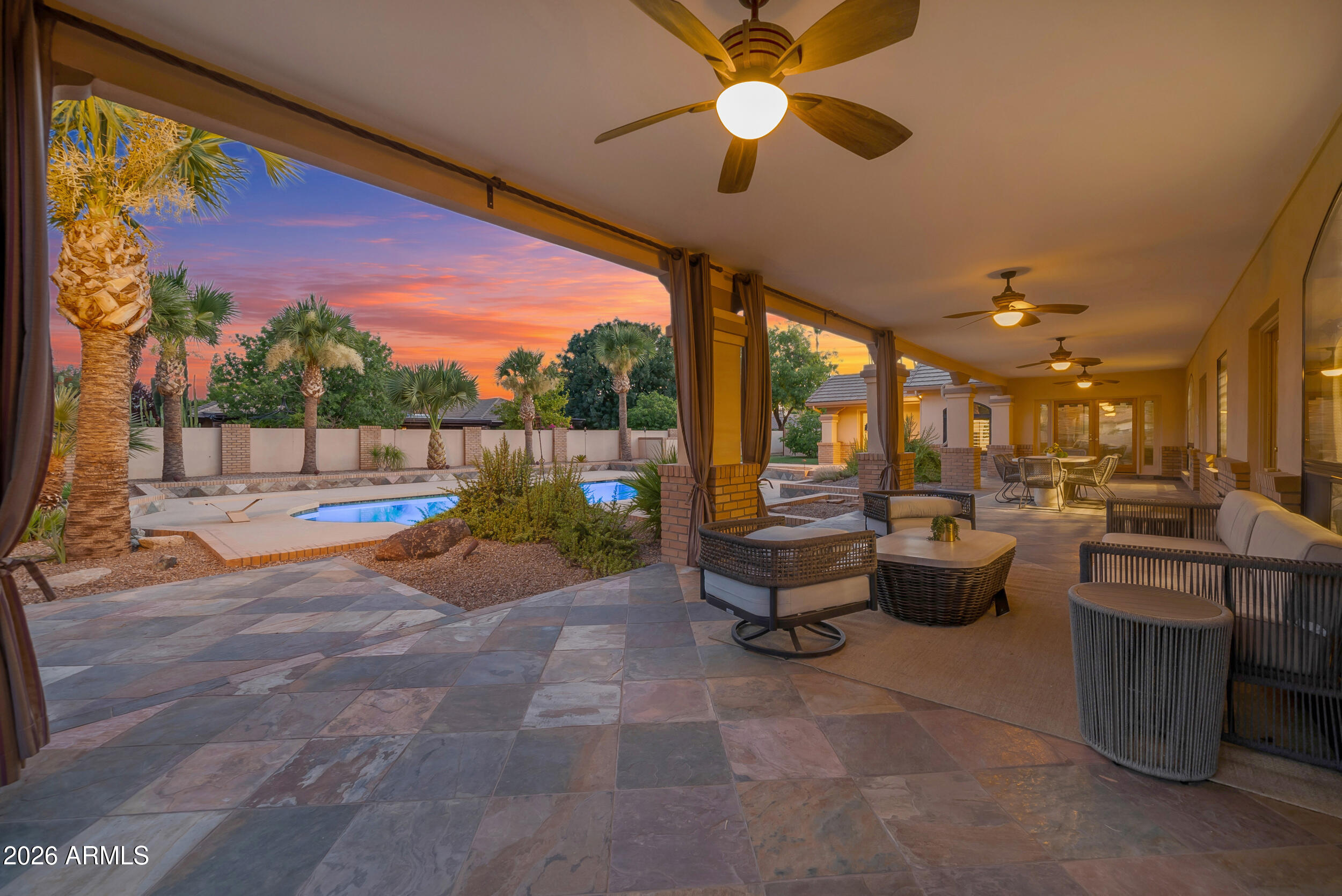 1455 East Colt Road Tempe, AZ 85284 - Photo 7 of 71 Twilight Back Patio