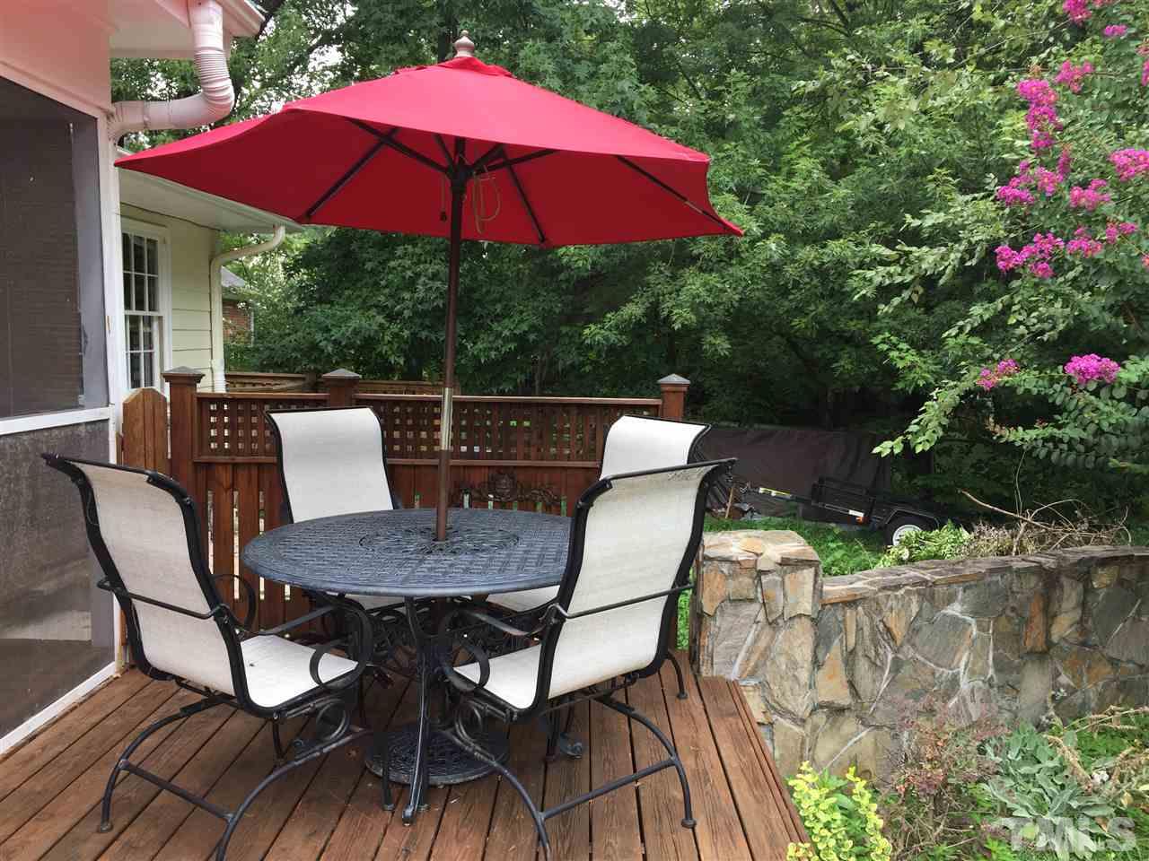 1013 Deerfield Road Raleigh, NC 27609 - Photo 13 of 25 a view of a patio with furniture
