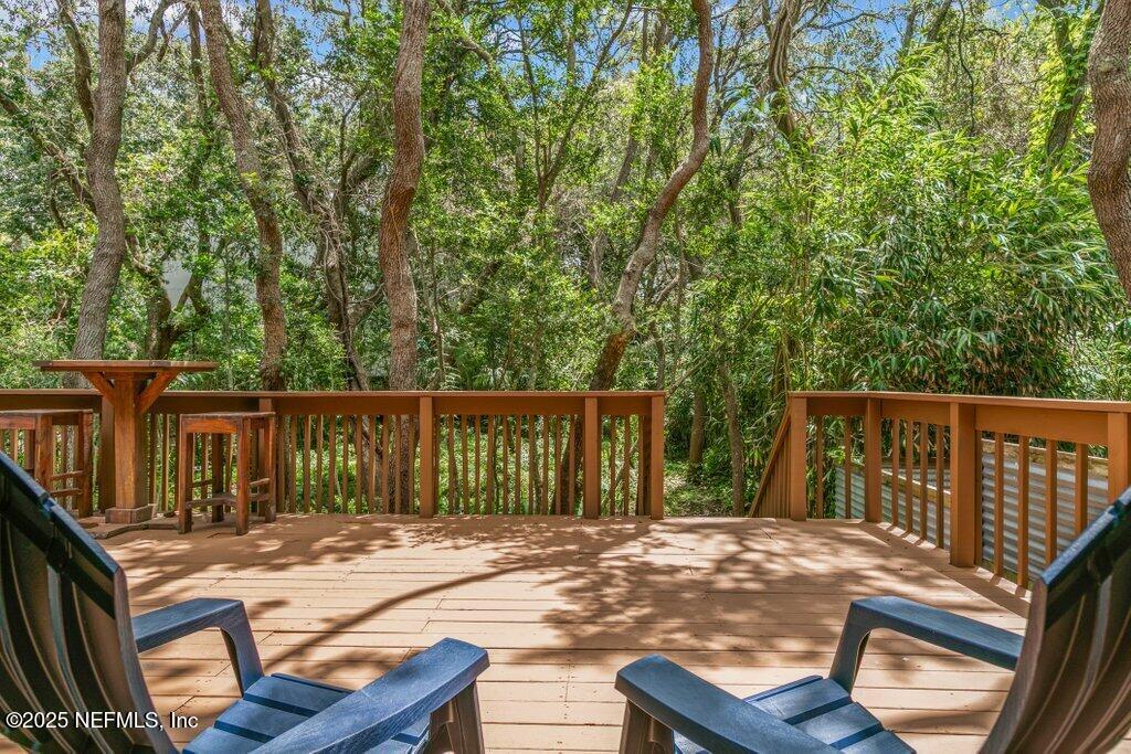 2133 Seminole Road, Unit 4 Atlantic Beach, FL 32233 - Photo 3 of 72 Main Deck Area Overlooking Backyard