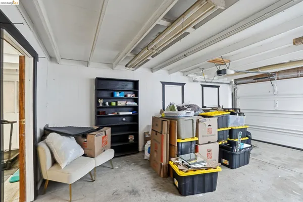 a room with storage and utility
