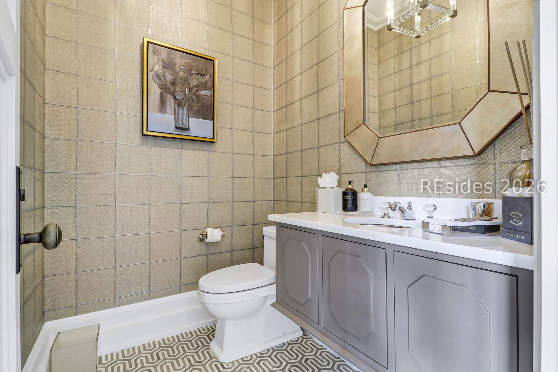 8 Anson Park Road East Bluffton, SC 29910 - Photo 16 of 100 Foyer powder room