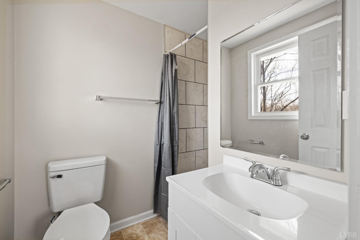 3936 Goodview Road Goodview, VA 24095 - Photo 24 of 29 a bathroom with a toilet sink and mirror